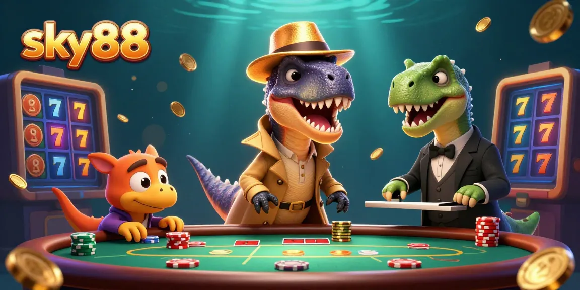 sky88 engages players with thrilling jackpot action at a dynamic casino scene.