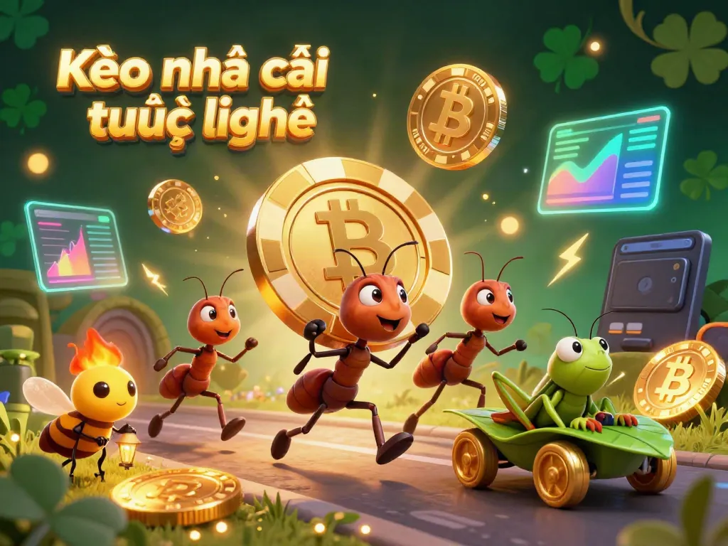 Experience thrilling action in Kèo nhà cái trực tuyến with ants heisting a giant poker chip.