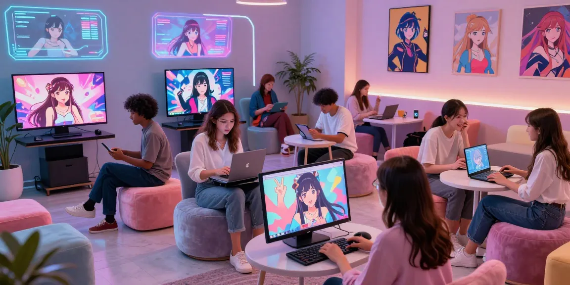 Engaging users in lively ai ecchi chat interactions with vibrant anime characters.