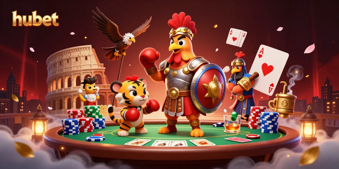 Experience thrilling adventures at hubet with a vibrant casino atmosphere featuring dynamic characters and rich gaming elements.